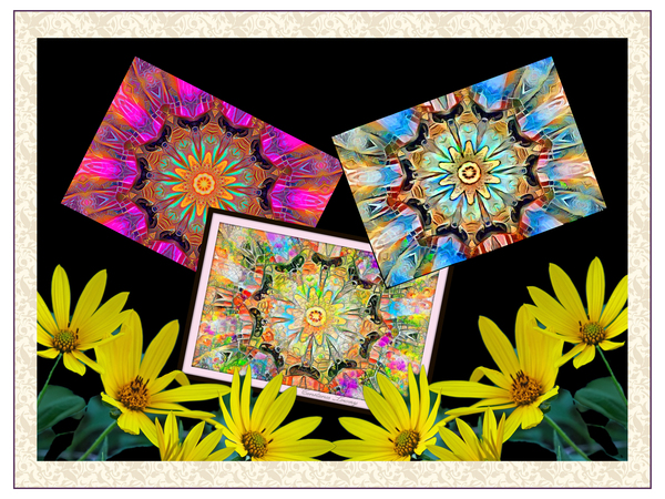 Daisy Abstract Print