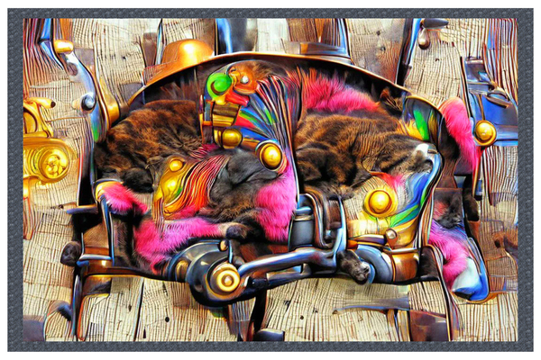 Kitty Sleeping Print