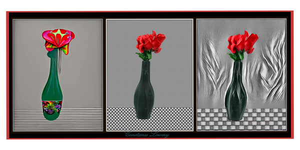 Three Lovely Roses by constance lowery