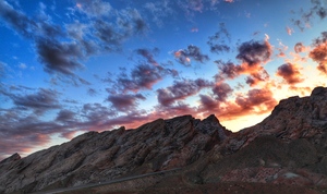 Encroaching nightfall
