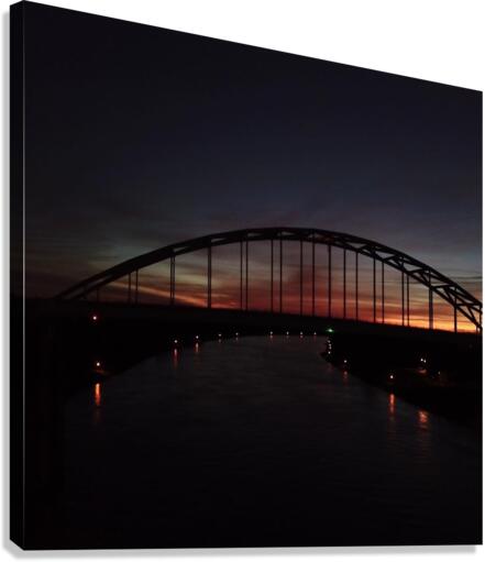 When The Sun Goes Down Canvas Print