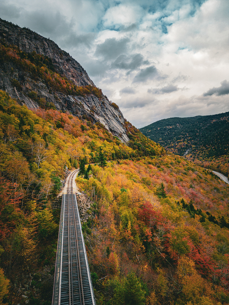 Crawford Notch Foliage by Live Free Photo Art