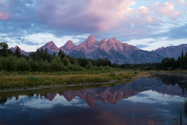 Schwabacher Landing Sunrise by Live Free Photo Art