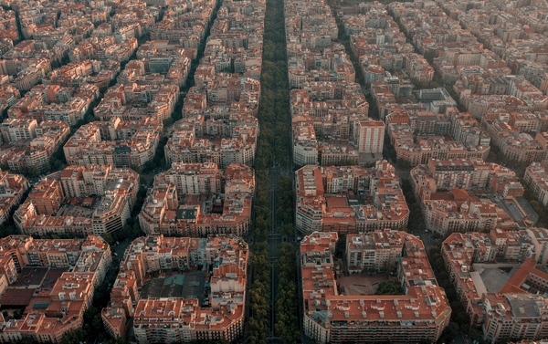 Barcelona City by cloudvisual