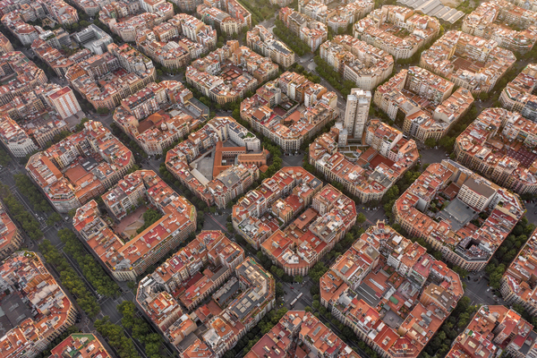 Barcelona City by cloudvisual