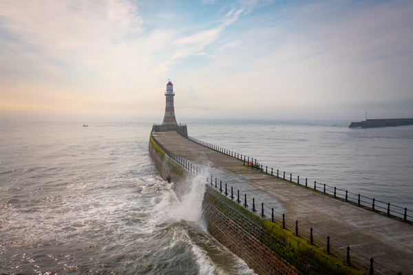 Roker Lighthouse 2 copy Print
