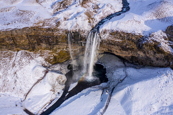 Seljalandsfoss Waterfall 2 by cloudvisual