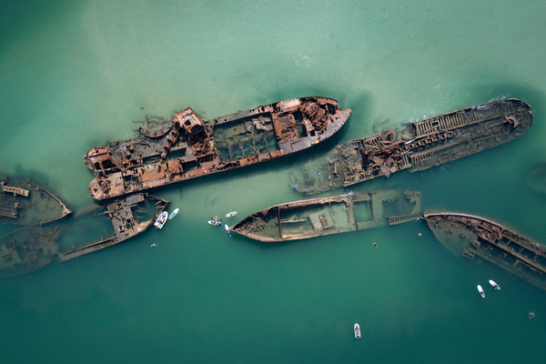Tangalooma Shipwrecks 6 by cloudvisual
