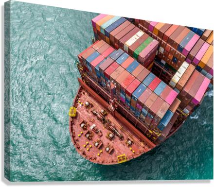 Container Ship Canvas Print