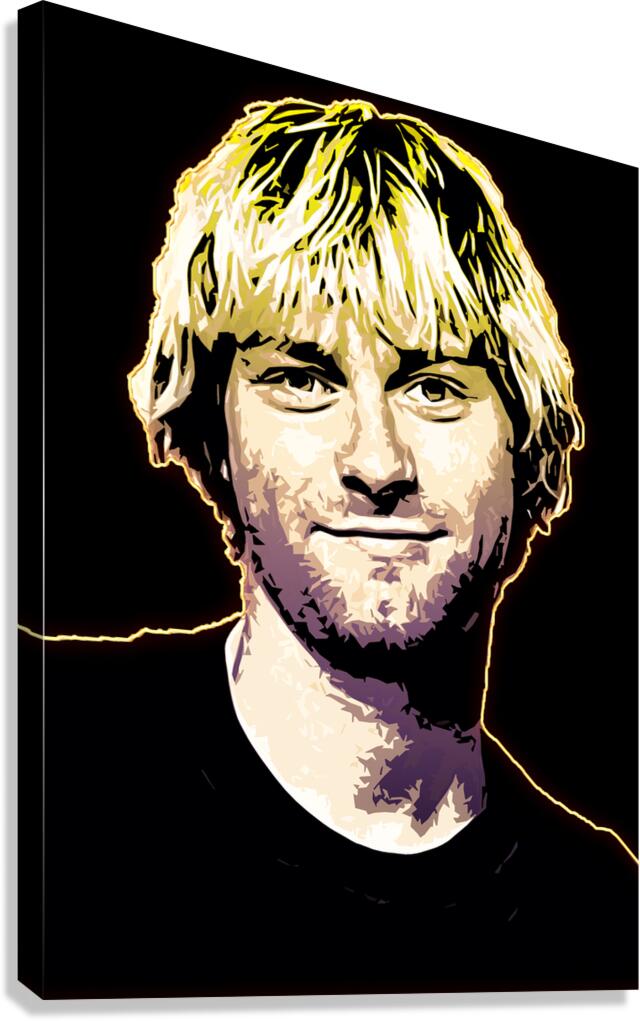 Pop Art Cobain Canvas Print