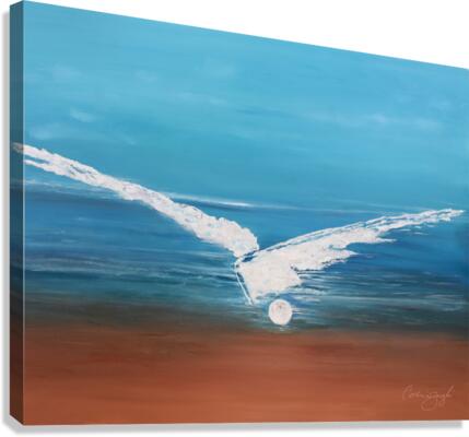 Angel Sky Canvas Print
