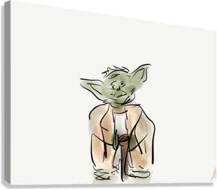 Yoda Canvas Print