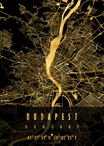 Budapest Map Hungary
