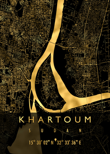 KHARTOUM MAP SUDAN