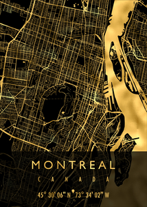 MONTREAL MAP CANADA