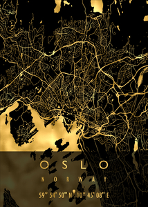 OSLO MAP NORWAY