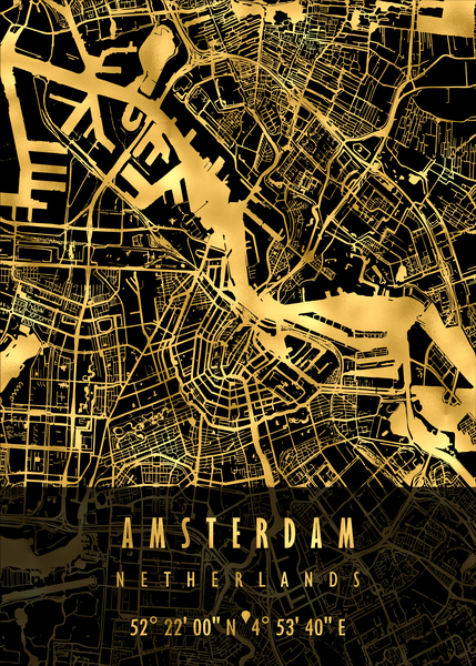 Amsterdam Map Netherlands by Mapolis