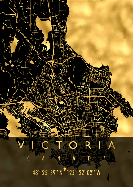 VICTORIA MAP CANADA by Mapolis