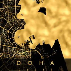 DOHA MAP QATAR