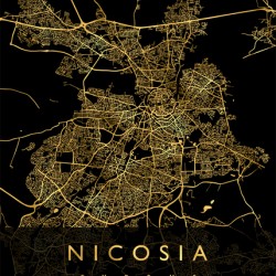 NICOSIA MAP CYPRUS