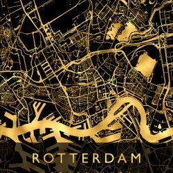 ROTTERDAM MAP NETHERLANDS