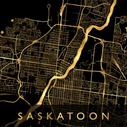 SASKATOON MAP CANADA