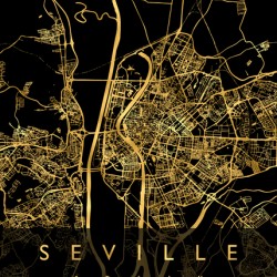 SEVILLE MAP SPAIN