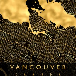 VANCOUVER MAP CANADA