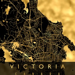 VICTORIA MAP CANADA