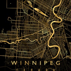 WINNIPEG MAP CANADA