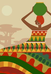 African Abstract Background