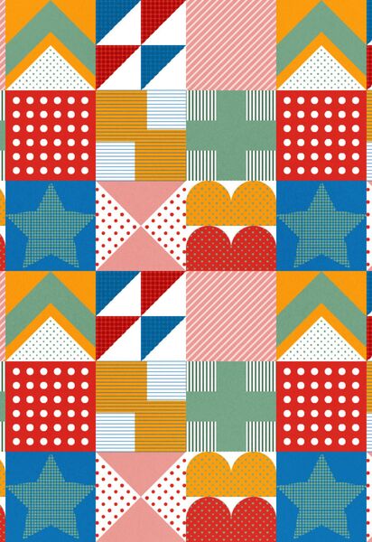 Halftone Bauhaus Pattern  Print