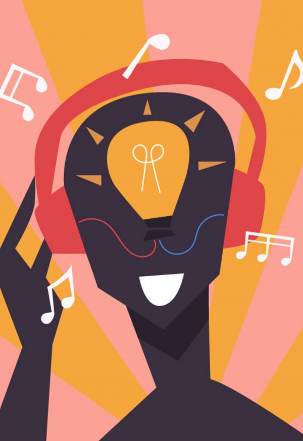 Music Fuels Creativity Print