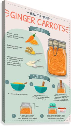  Ginger Carrots Canvas Print