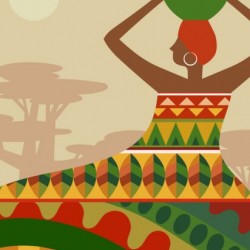 African Abstract Background