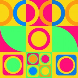 Colorful Geometric Grid