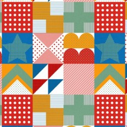 Halftone Bauhaus Pattern 