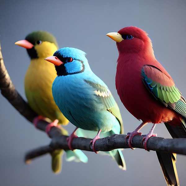 Beautiful Birds by LeDecorr