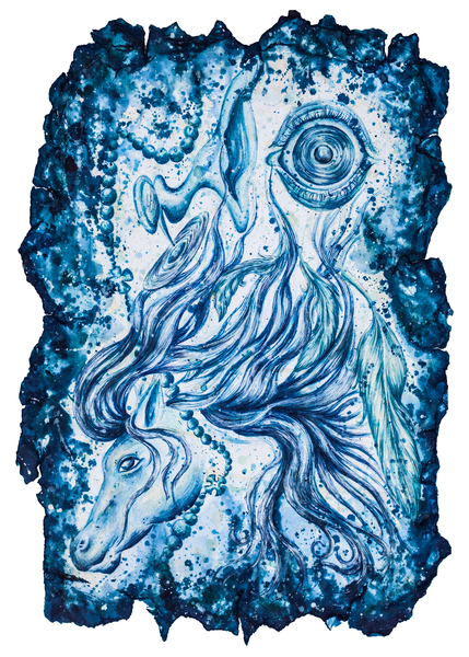 BlueWildMuse Print