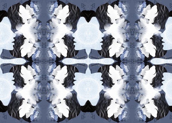 WPpATternBlue1 Print