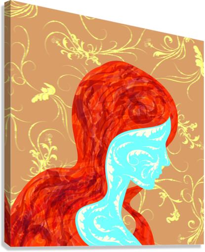 Profile2Olive redd2300 Canvas Print