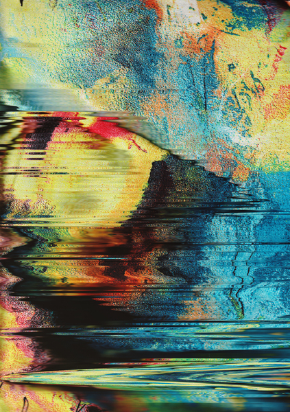 Abstract Silk Movement Print