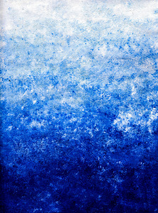 Abstract blue painting