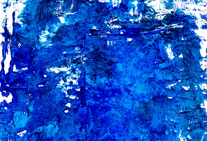 Abstract blue painting. Abstract blue paint grunge background.
