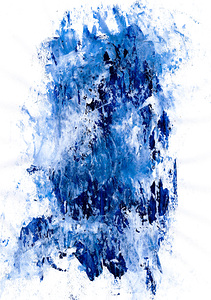 Abstract blue painting.  Abstract blue paint grunge background.