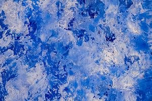 Abstract blue painting.  