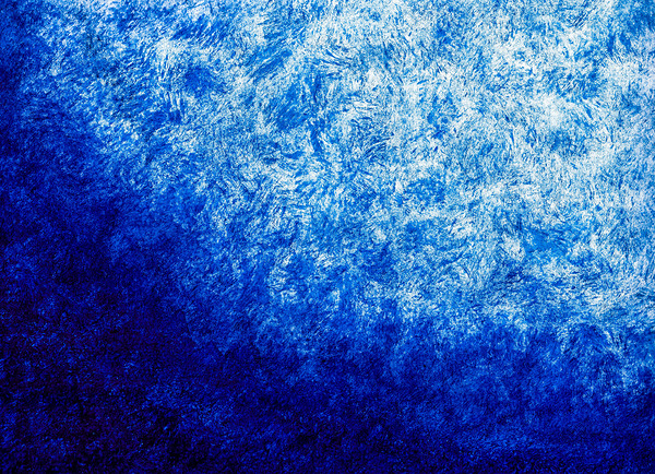 Abstract blue painting.   Print