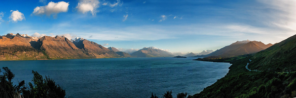 Land of the Rings - Lake Wakatipu New Zealand  Print