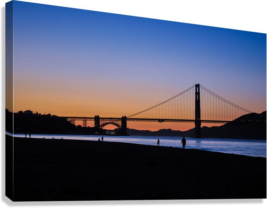 Crissy Field Sunset  Canvas Print