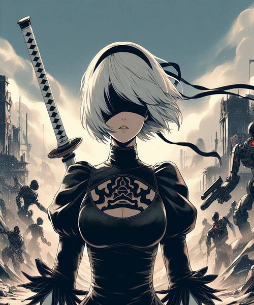 NieR Automata by MikeVPfaff